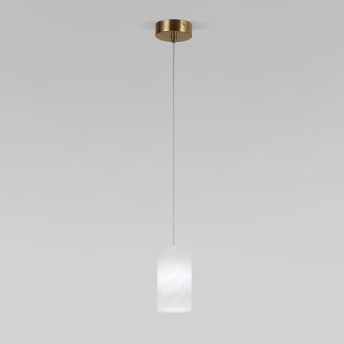 Подвесной светильник с плафоном из испанского алебастра 304052 алебастр / латунь Eurosvet