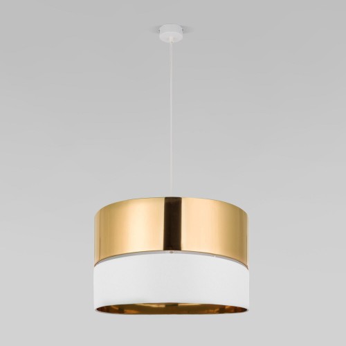 Подвесной светильник с тканевым абажуром 4771 Hilton Gold TK Lighting