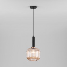 Подвесной светильник со стеклянным плафоном 50182/1 янтарь Eurosvet