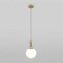 Подвесной светильник со стеклянным плафоном 50197/1 золото Eurosvet