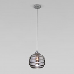 Подвесной светильник со стеклянным плафоном 50239/1 дымчатый Eurosvet