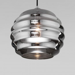 Подвесной светильник со стеклянным плафоном 50239/1 дымчатый Eurosvet