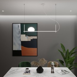 Подвесной светильник со стеклянным плафоном 70145/1 белый Eurosvet