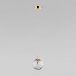 Подвесной светильник со стеклянным плафоном 759 Cadix Gold TK Lighting