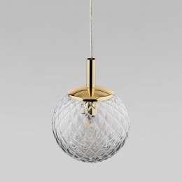 Подвесной светильник со стеклянным плафоном 759 Cadix Gold TK Lighting