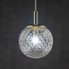 Подвесной светильник со стеклянным плафоном 759 Cadix Gold TK Lighting