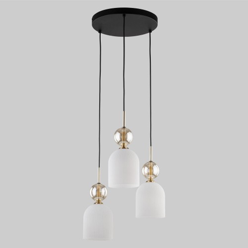 Подвесной светильник со стеклянными плафонами 11021 Sophia Cognac TK Lighting