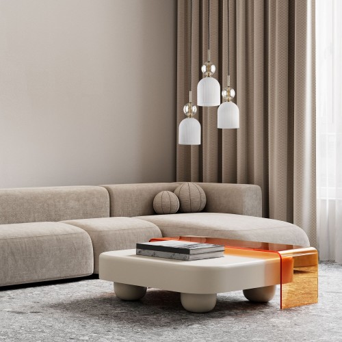 Подвесной светильник со стеклянными плафонами 11021 Sophia Cognac TK Lighting