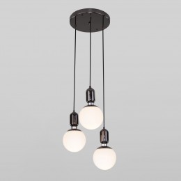 Подвесной светильник со стеклянными плафонами 50151/3 черный жемчуг Eurosvet