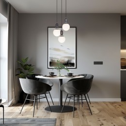 Подвесной светильник со стеклянными плафонами 50151/3 черный жемчуг Eurosvet