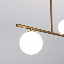 Подвесной светильник со стеклянными плафонами 70136/4 латунь Eurosvet