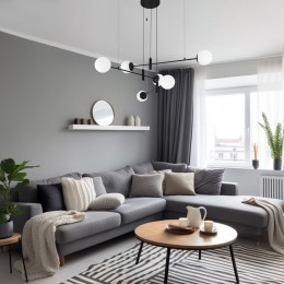 Подвесной светильник со стеклянными плафонами 70146/6 черный Eurosvet