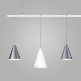 Подвесной светильник в стиле лофт 50088/5 белый/серебро Eurosvet