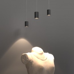 Подвесной светодиодный светильник в стиле лофт 50248/1 LED/ черный Eurosvet