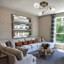 Потолочная люстра со стеклянными плафонами 30100/3 античная бронза Eurosvet