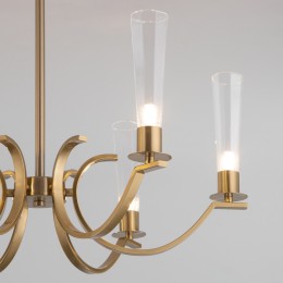 Потолочная люстра со стеклянными плафонами 60141/6 Eurosvet