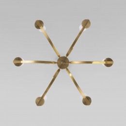 Потолочная люстра со стеклянными плафонами 60141/6 Eurosvet