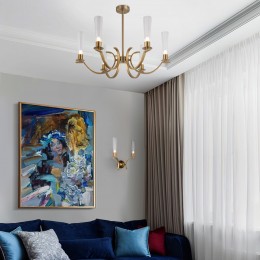 Потолочная люстра со стеклянными плафонами 60141/6 Eurosvet