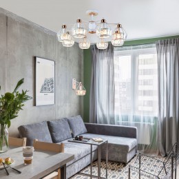 Потолочная люстра в стиле лофт 70075/8 белый Eurosvet