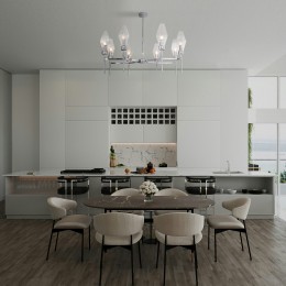 Потолочный светильник 60143/8 хром Eurosvet