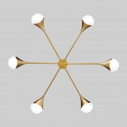 Потолочный светильник 60168/6 латунь Eurosvet