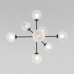 Потолочный светильник со стеклянными плафонами 50383 черный Eurosvet