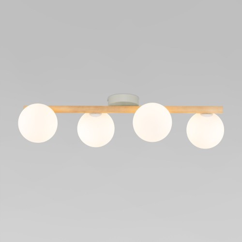 Потолочный светильник со стеклянными плафонами 5769 Estera Wood TK Lighting