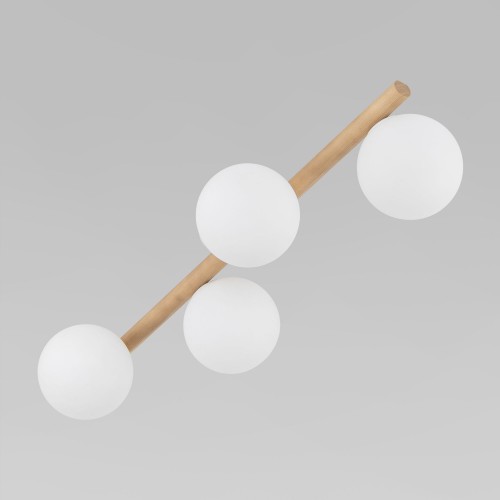Потолочный светильник со стеклянными плафонами 5769 Estera Wood TK Lighting