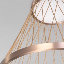 Потолочный светодиодный светильник 40018/1 LED коричневый Eurosvet