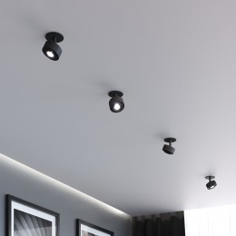 Потолочный светодиодный светильник Only 6W 4000K чёрный 25089/LED Elektrostandard