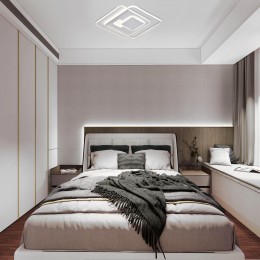 Потолочный светодиодный светильник с регулировкой яркости и цветовой температуры 90255/1 белый Eurosvet