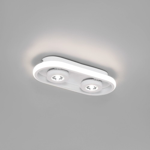 Потолочный светодиодный светильник в стиле лофт 20123/2 LED белый Eurosvet