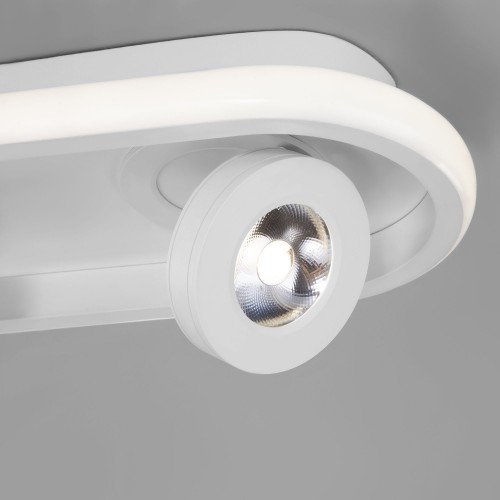 Потолочный светодиодный светильник в стиле лофт 20123/2 LED белый Eurosvet