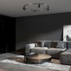 Slim Magnetic Трековый светильник для радиусного шинопровода 12W 4200K Comfi чёрный Ø 800мм 85188/01 Elektrostandard