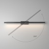 Светильник настенный светодиодный Rino черный 40157/LED Elektrostandard