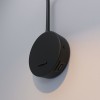 Светильник настенный светодиодный  Stem черный 3000К с USB-портом и выключателем 40120/LED черный Elektrostandard