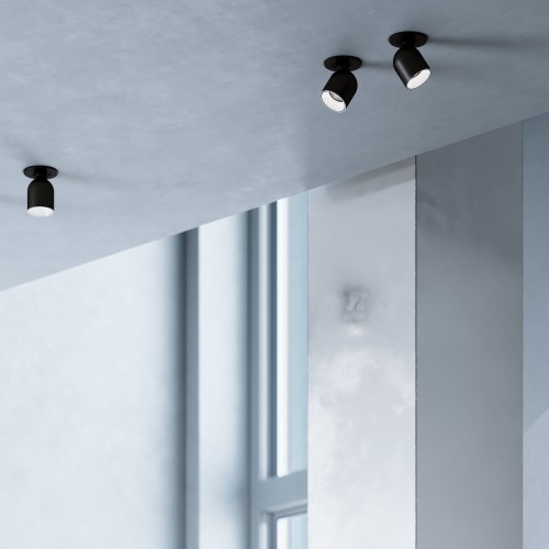 Светильник встраиваемый светодиодный Spot 7W 4000K черный 25093/LED Elektrostandard