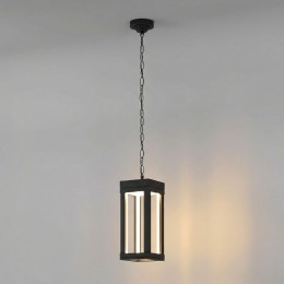 Уличный подвесной светильник Frame 3000K чёрный 1528 TECHNO LED черный Elektrostandard