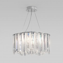 Умный подвесной светильник с хрусталем 101011/6 хром Eurosvet