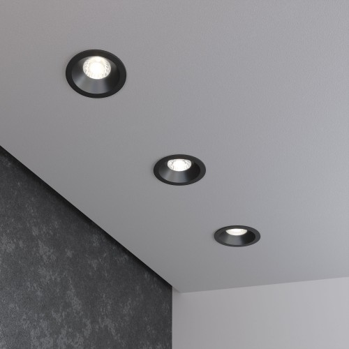 Встраиваемый светодиодный светильник Lin 7W 4200К черный 15266/LED Elektrostandard