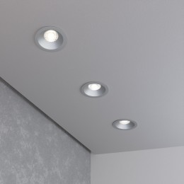 Встраиваемый светодиодный светильник Lin 7W 4200K серебро 15266/LED Elektrostandard
