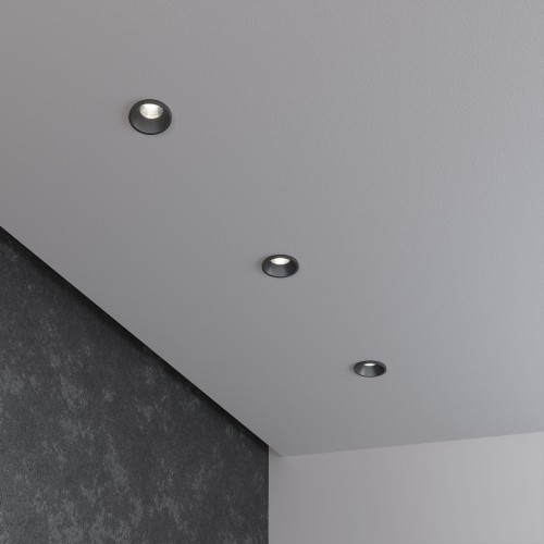Встраиваемый точечный светодиодный светильник Mosy 3W 4200K черный 15269/LED Elektrostandard
