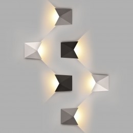 BATTERFLY серый уличный настенный светодиодный светильник 1517 TECHNO Elektrostandard