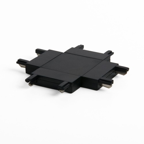 Flat Magnetic Четырёхсторонний соединитель для накладного шинопровода чёрный 85003/00 Elektrostandard