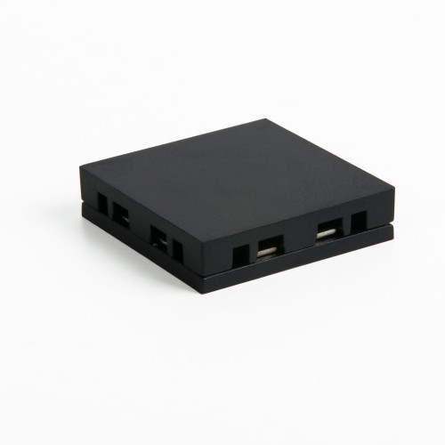 Flat Magnetic Четырёхсторонний соединитель для накладного шинопровода чёрный 85003/00 Elektrostandard