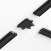 Flat Magnetic Четырёхсторонний соединитель для накладного шинопровода чёрный 85003/00 Elektrostandard