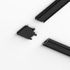 Flat Magnetic Четырёхсторонний соединитель для накладного шинопровода чёрный 85003/00 Elektrostandard