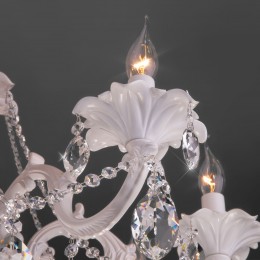 Классическая подвесная люстра 10108/5 белый Eurosvet