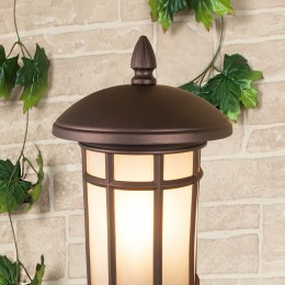 Lepus F кофейное золото уличный светильник на столбе IP44 GL 1016F Elektrostandard