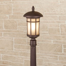 Lepus F кофейное золото уличный светильник на столбе IP44 GL 1016F Elektrostandard